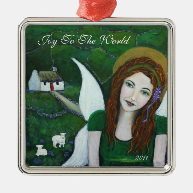 Joy To The World Angel Ornament (Front)
