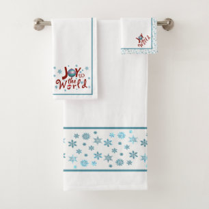 Joy To The World Bath Towel Set