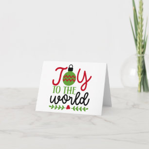Joy to the World Card