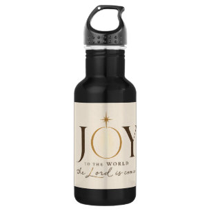 JOY TO THE WORLD Christian Christmas 532 Ml Water Bottle