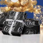 Joy to the World Christian Christmas Chalkboard Wrapping Paper<br><div class="desc">Whenever I sing this Christmas carol, the …. 'Joy to the World…' portion is always so much fun. It comes out in full strength and with… Joy. That was the inspiration for this marvelous piece of calligraphic artwork by professional lettering artist Ivan Angelic. So modern, so fashionable and yes, inspirational....</div>