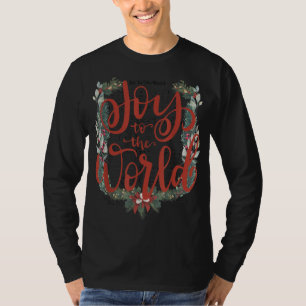 Joy-To-The-World Christian Christmas Jesus Birth M T-Shirt