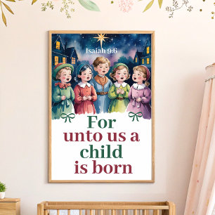 Joy to the World Christian Nursery Wall Art print