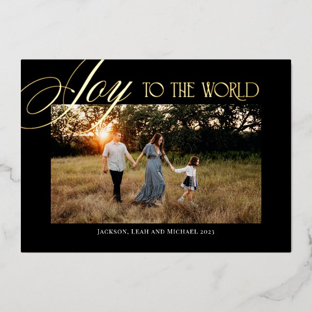 Joy to the World Christmas Design (Front)