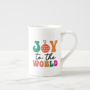 Joy to The World - Christmas Design-50835 Bone China Mug