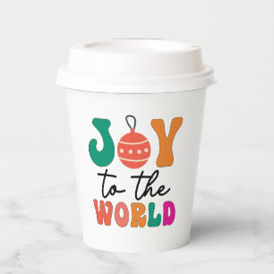 Joy to The World - Christmas Design-50835 Paper Cups