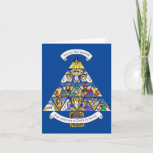 Joy to the World Christmas Greeting Card