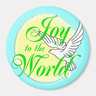 Joy to the World Christmas Magnet
