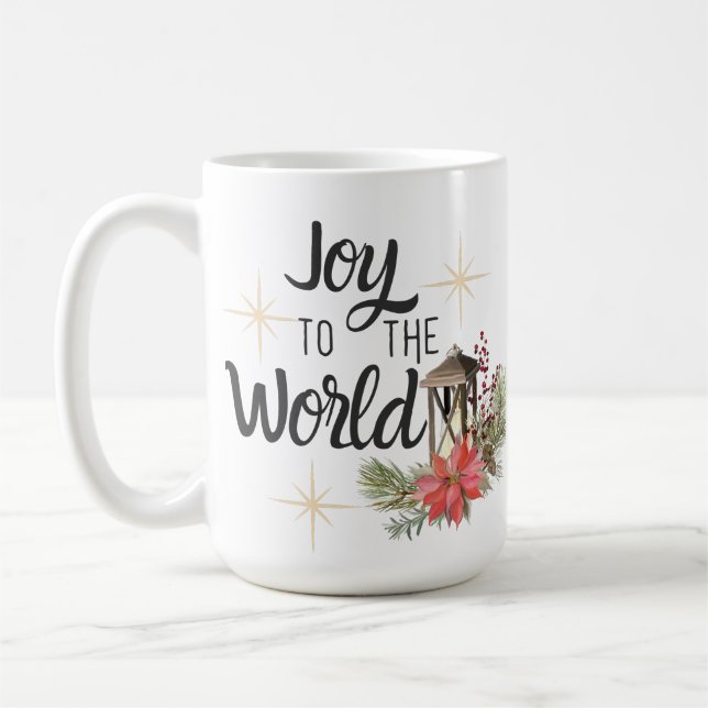 Joy To The World Christmas Mug (Left)