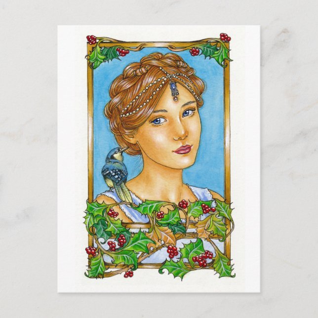 "Joy To The World" Christmas postcard (Front)