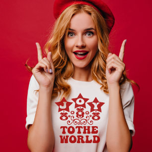 Joy To The World Christmas Quote T-Shirt