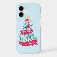 Joy to the World Christmas Quote Typography