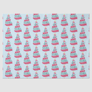 Joy to the World Christmas Quote Typography Tissue Paper