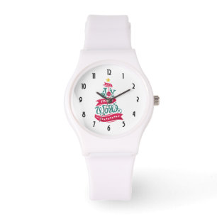 Joy to the World Christmas Quote Typography Watch