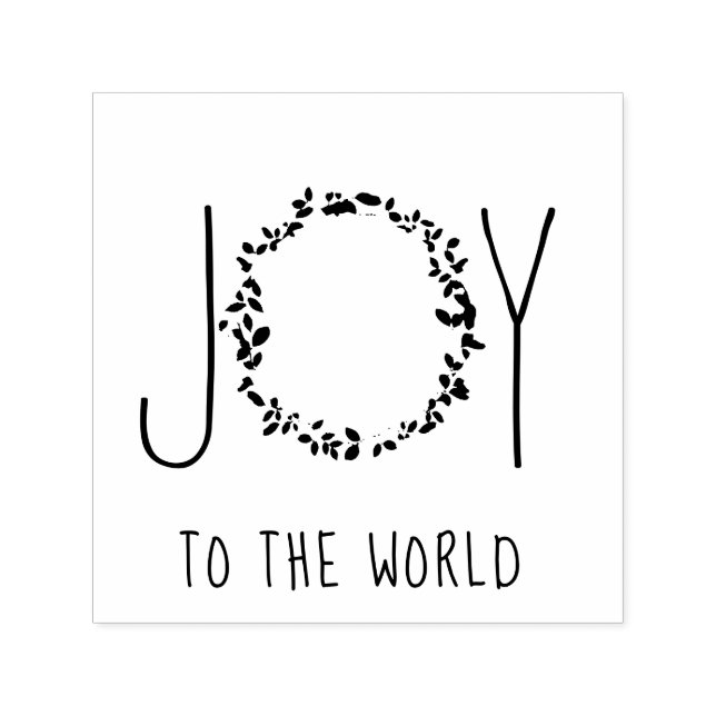 Joy To The World Christmas Stamp (Design)