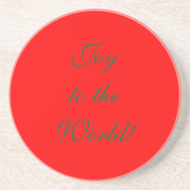 Joy to the World! Coaster (Front)