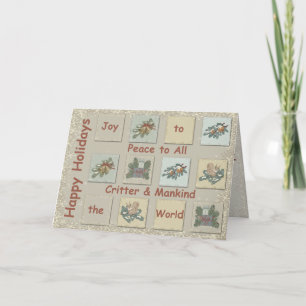 Joy to the World Country  Christmas Card
