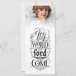 Joy to the World Customise Christian Christmas Holiday Card