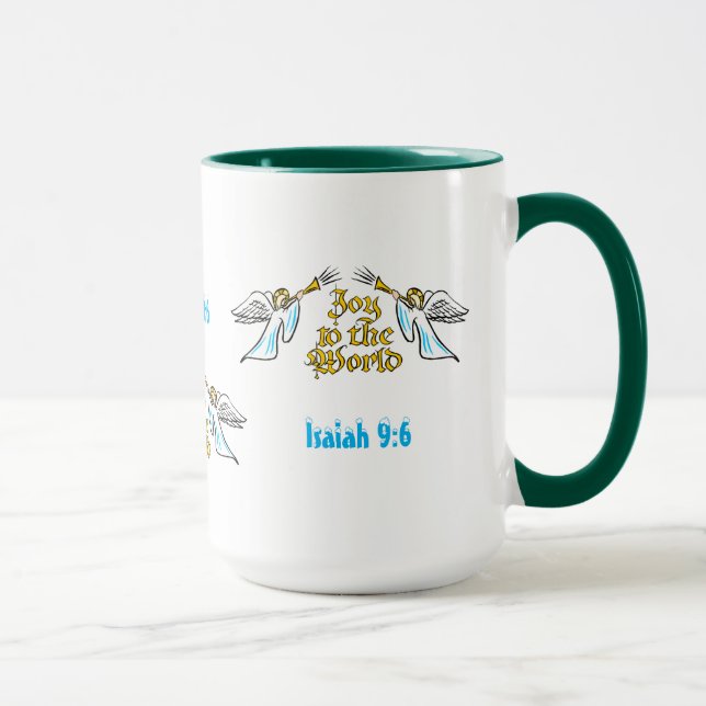 Joy to the World Customise It Christmas Mug (Right)