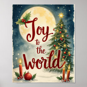 Joy to the World Digital Poster