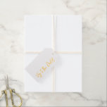 Joy to the World Elegant Gold Christmas Cheer Gift Tags<br><div class="desc">Typography Text on white background with custom Joy to the World in gold. Elegant Gift Wrap for ANY Christmas event,  Holiday Party at home or office,  Family & Friends. Modern,  Festive,  Fun. Mix and match entire Christmas  / Holiday Collections by TMCdesigns.</div>
