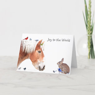 Joy to the World: Enjoy the simple pleasures. Holiday Card