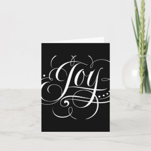 Joy To The World Fancy Swirly Elegant Christmas T Card