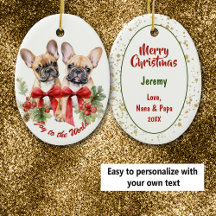 Joy to the World French Bulldogs Holiday
