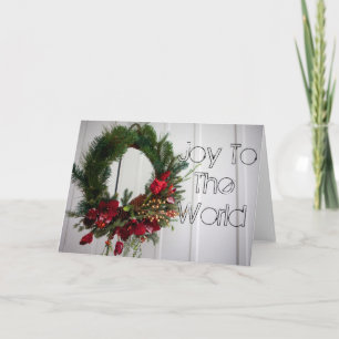 joy to the world holiday card