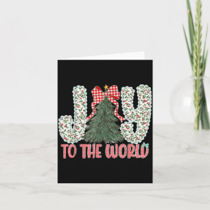 Joy To The World Jesus Christian Christmas Xmas Tr Card