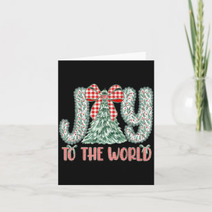 Joy To The World Jesus Christian Christmas Xmas Tr Card