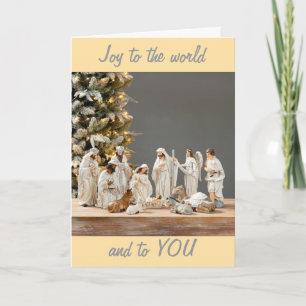 **JOY TO THE WORLD/JOY TO YOU** HOLIDAY CARD