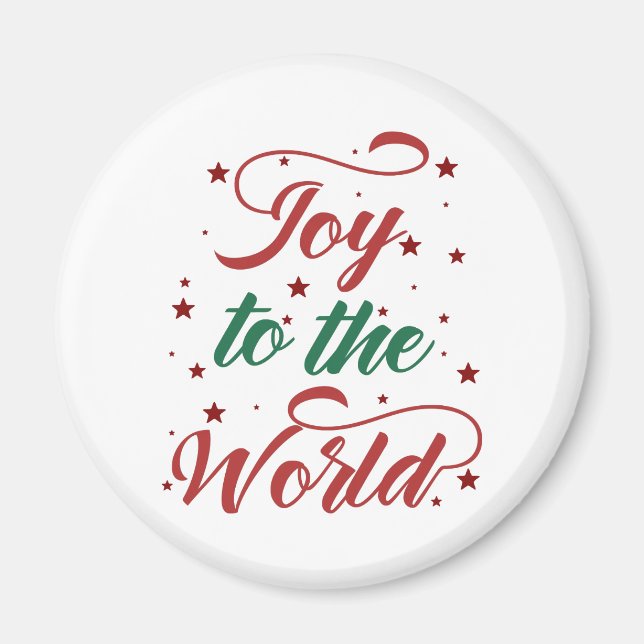 joy to the world magnet (Front)