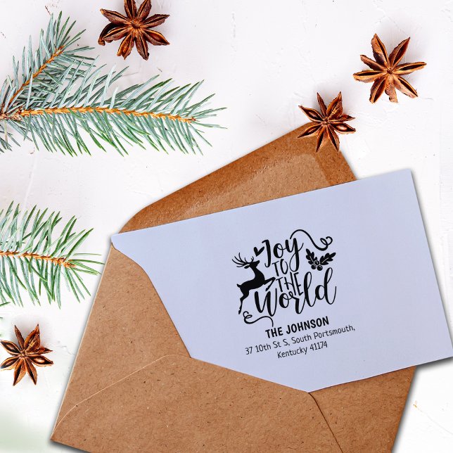 Joy to the World, Merry Christmas Family  Rubber Stamp (Creator Uploaded)