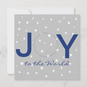 Joy to the World nativity Holiday Card