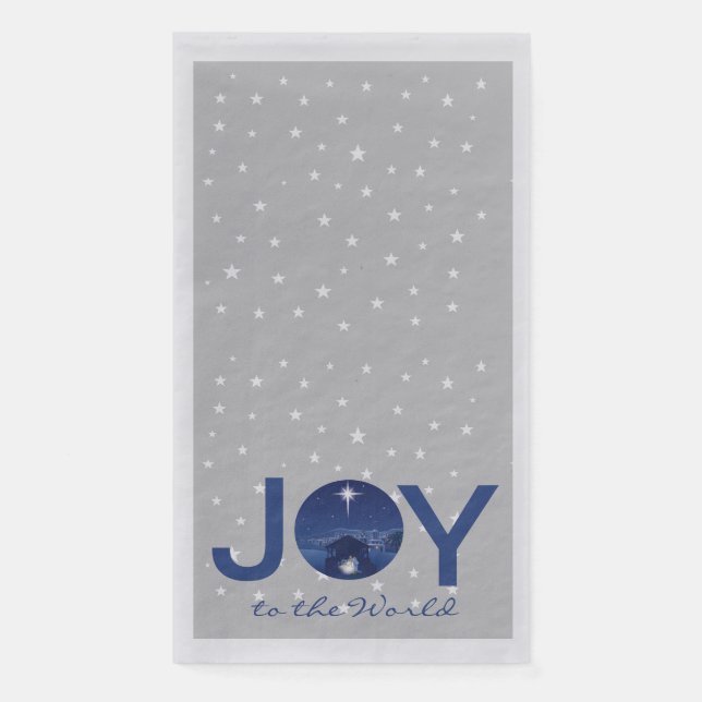 Joy to the World nativity  Napkin (Front)
