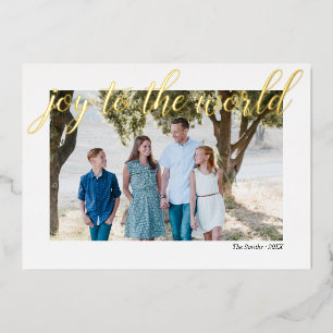 Joy to the World Personalised Photo