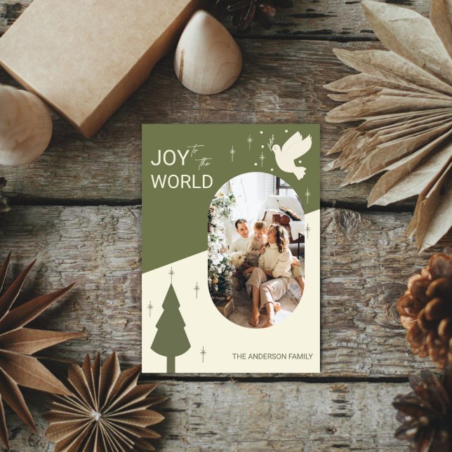 Joy To The World Religious Holiday Photo Cards (Creator Uploaded)