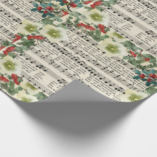 Joy To The World Sheet Music Wrapping Paper