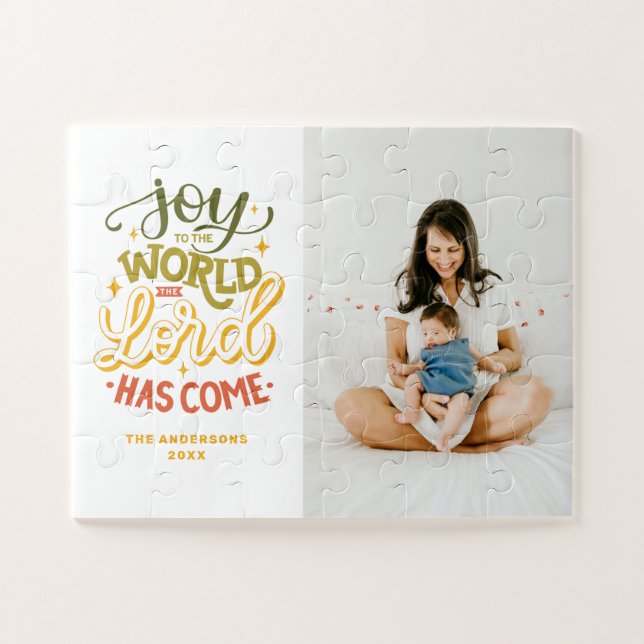 Joy to the world the Lord has come. Christmas Jigsaw Puzzle (Horizontal)