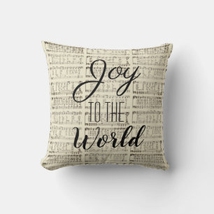 Joy to the World Throw Pillow