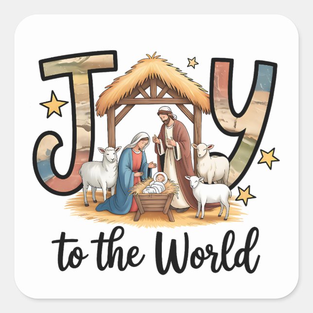 Joy To World Stickers (Front)