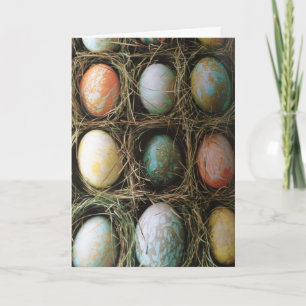 JOY TO YOU AT EASTER AND FOR SPRINGTIME TOO HOLIDAY CARD