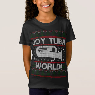 Joy Tuba World Funny Christmas Ugly Xmas Sweater