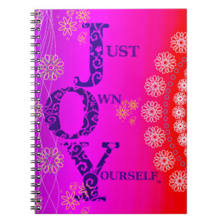 JOY Vibrant Spiral Notebook