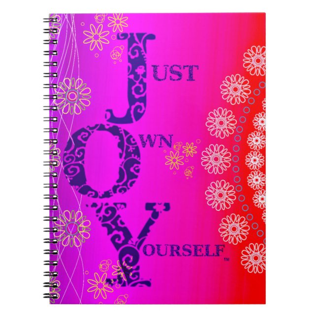 JOY Vibrant Spiral Notebook (Front)