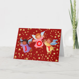 Joy with Angels Holiday Card