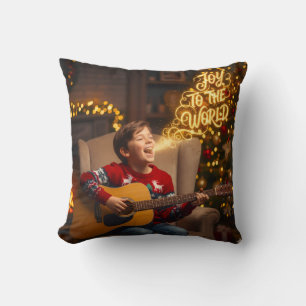 JOY WORLD CHRISTMAS OR ANY HAPPY TIME THEME CUSHION