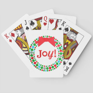 Joy Wreath Playing Cards