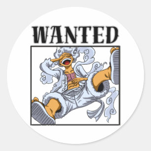 Joyboy luffy classic round sticker